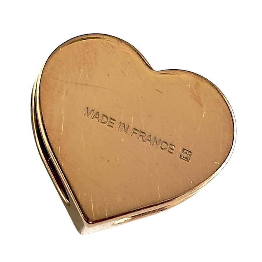 HERMES *送無品牌頸鏈* Mini Coeur twilly ring 愛心💗 多用途 絲巾扣 吊咀-11