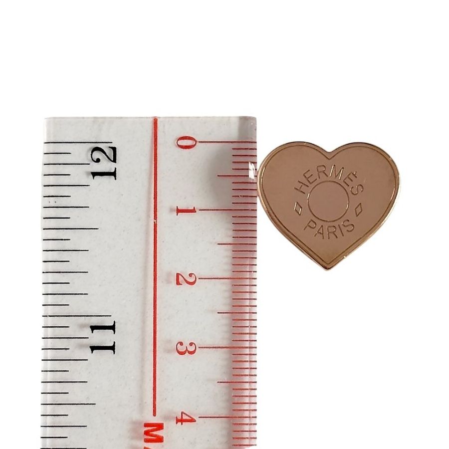 HERMES *送無品牌頸鏈* Mini Coeur twilly ring 愛心💗 多用途 絲巾扣 吊咀-14