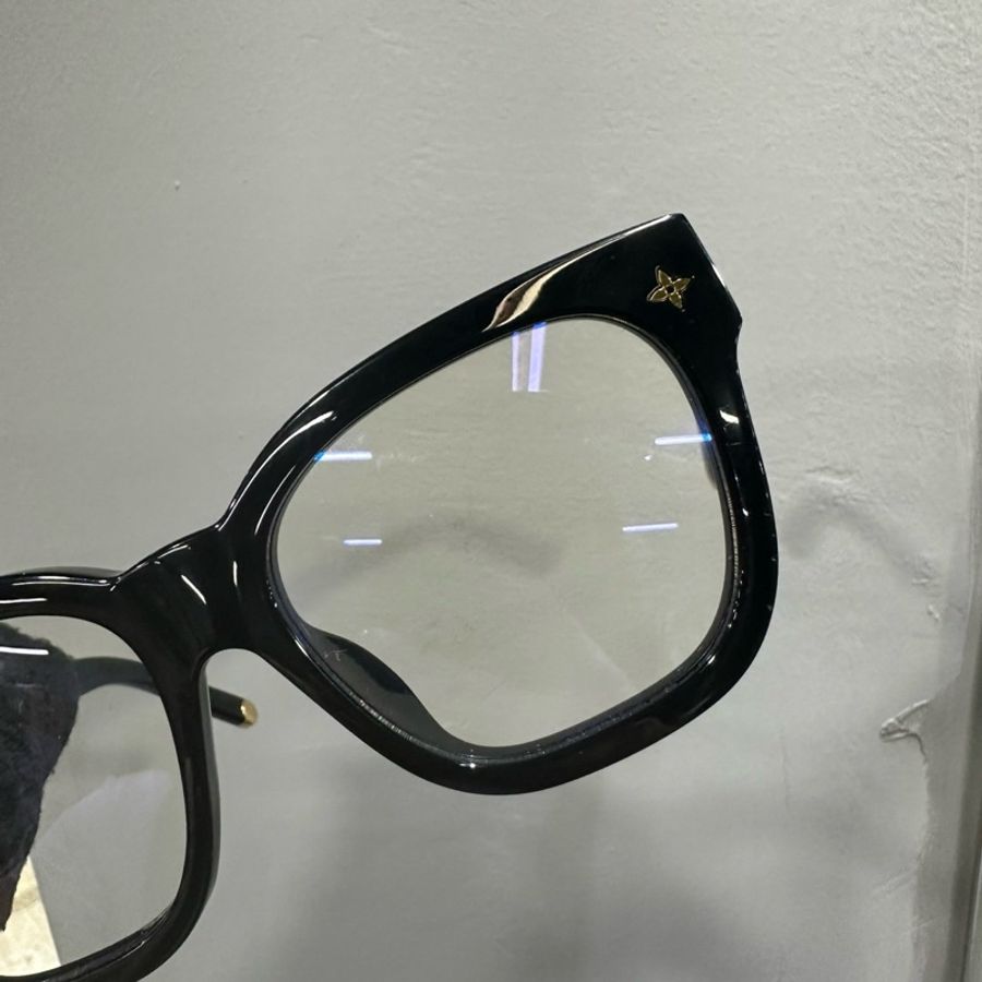 Louis Vuitton 黑金老花平光眼鏡 Z1633E |Classic Trend CT精品|台北東區實體-4