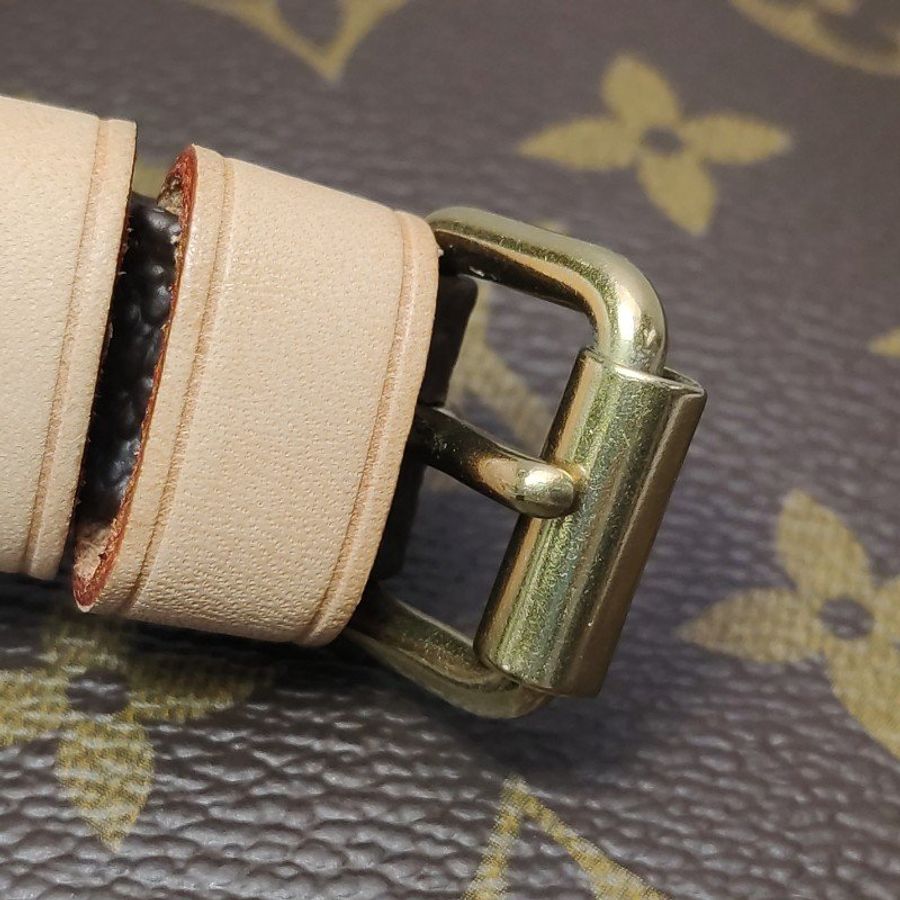 Louis Vuitton (LV) Amazone相機包植鞣革Monogram印花拉鍊前袋中古斜挎包單肩包-12