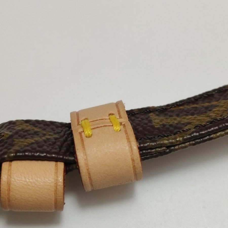 Louis Vuitton (LV) Amazone相機包植鞣革Monogram印花拉鍊前袋中古斜挎包單肩包-14