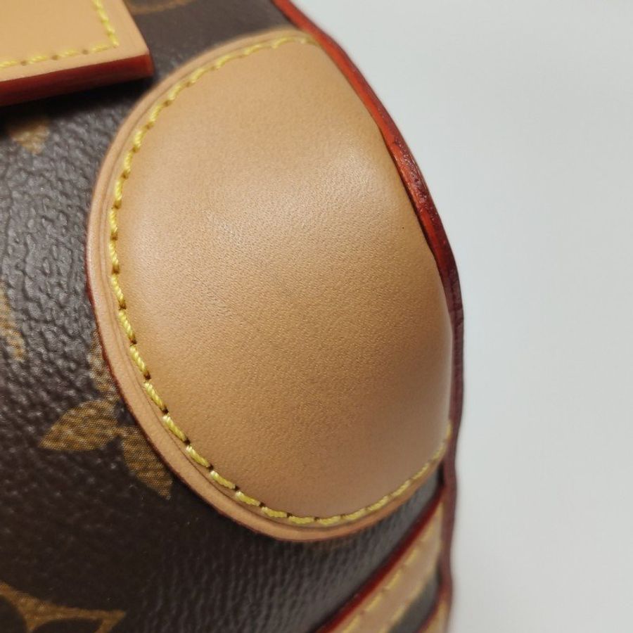 Louis Vuitton (LV) Noé Purse植鞣革Monogram印花抽繩水桶包斜挎包肩背包晶片款-16