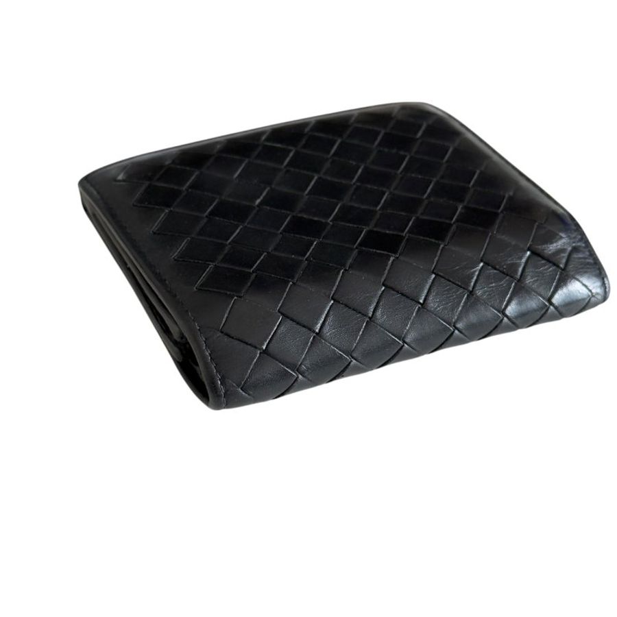 BOTTEGA VENETA 織皮 短銀包-6