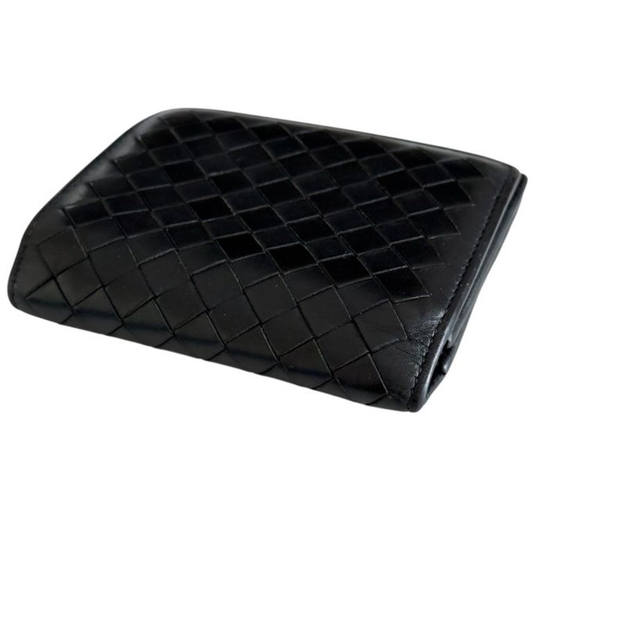 BOTTEGA VENETA 織皮 短銀包-7