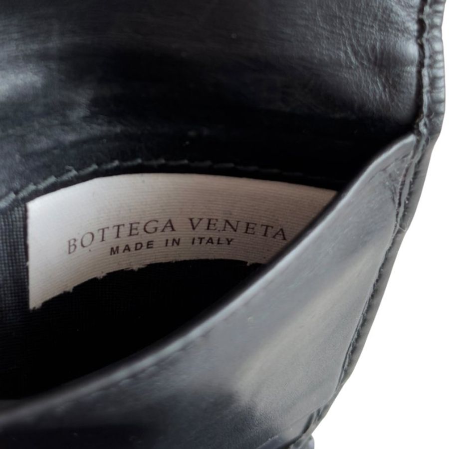 BOTTEGA VENETA 織皮 短銀包-18