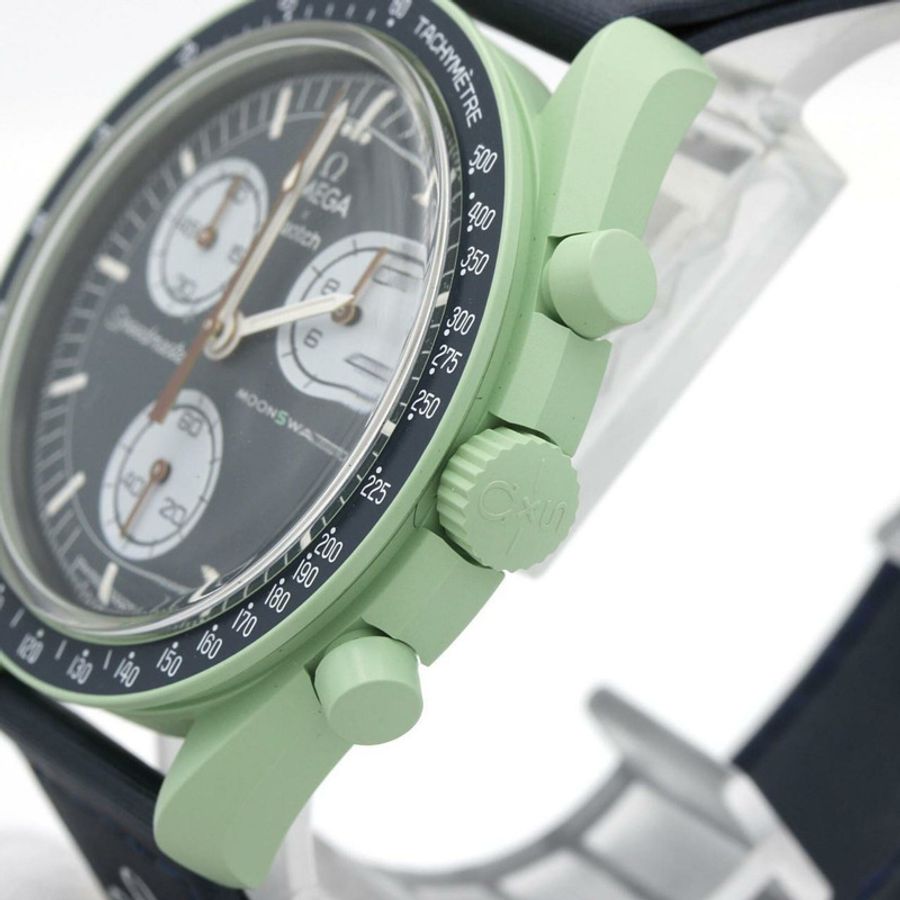 Swatch x Omega 地球任務 SO33G100 生物陶瓷石英錶-2