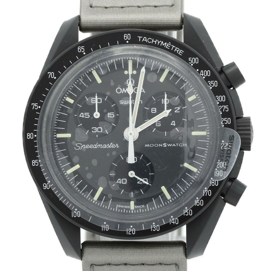 Swatch x Omega 水星任務 SO33A100 生物陶瓷石英錶-0