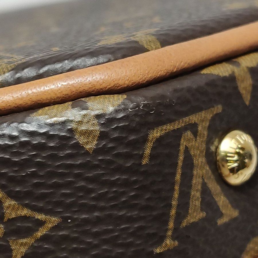 Louis Vuitton (LV) Boite Chapeau小號植鞣革Monogram印花圓餅包斜挎包單肩包芯片款-24
