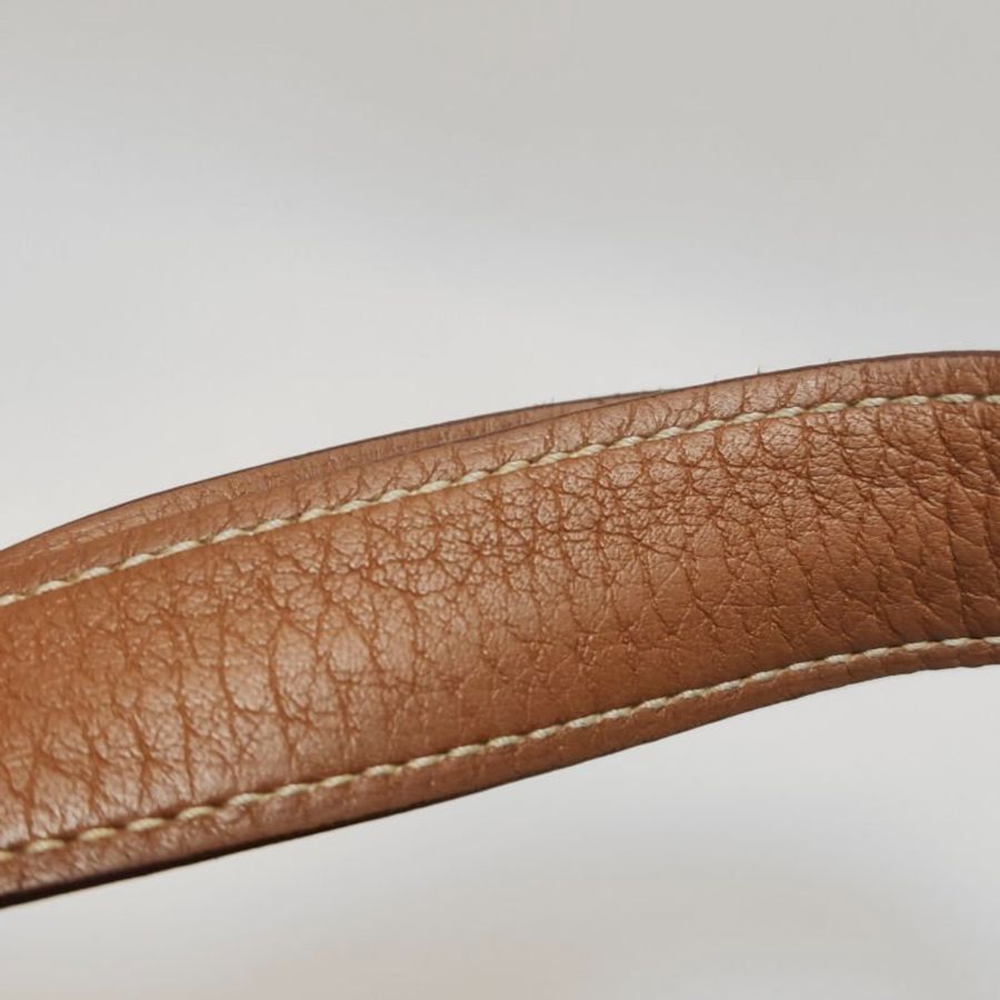 Hermes Picotin菜籃子包18手提包Clemence(TC)牛皮銀扣37金棕Y刻-22
