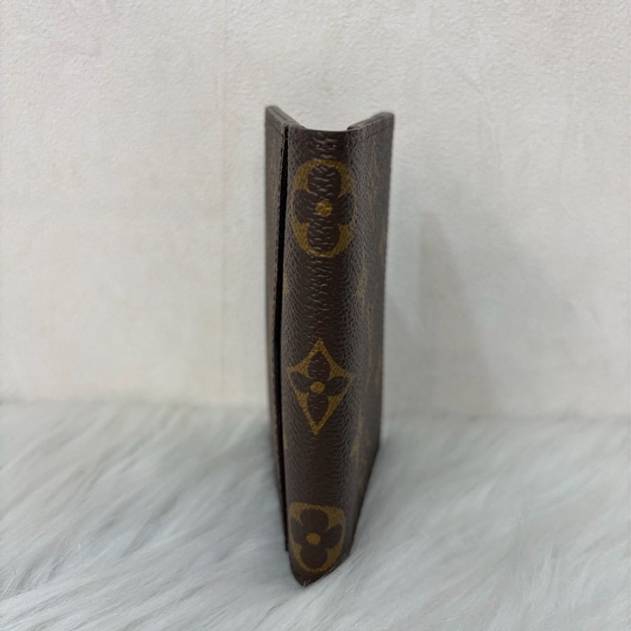 LV M60502 原花 對折 名片夾 卡夾-1