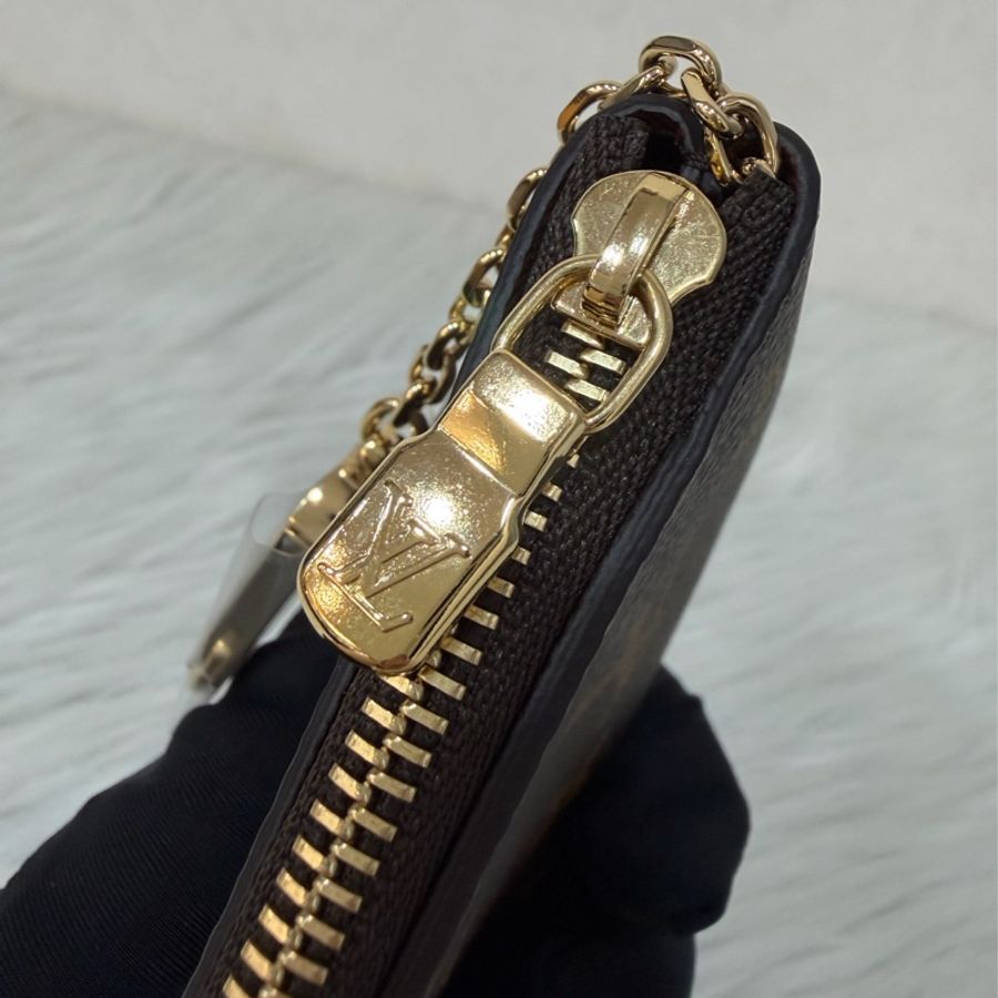 LV M13559 原花 金釦 鑰匙包 零錢包-4