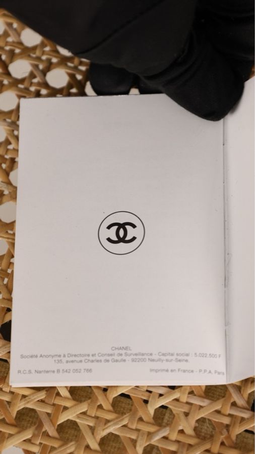 Chanel 5开玳瑁书包扣半月手提包-47