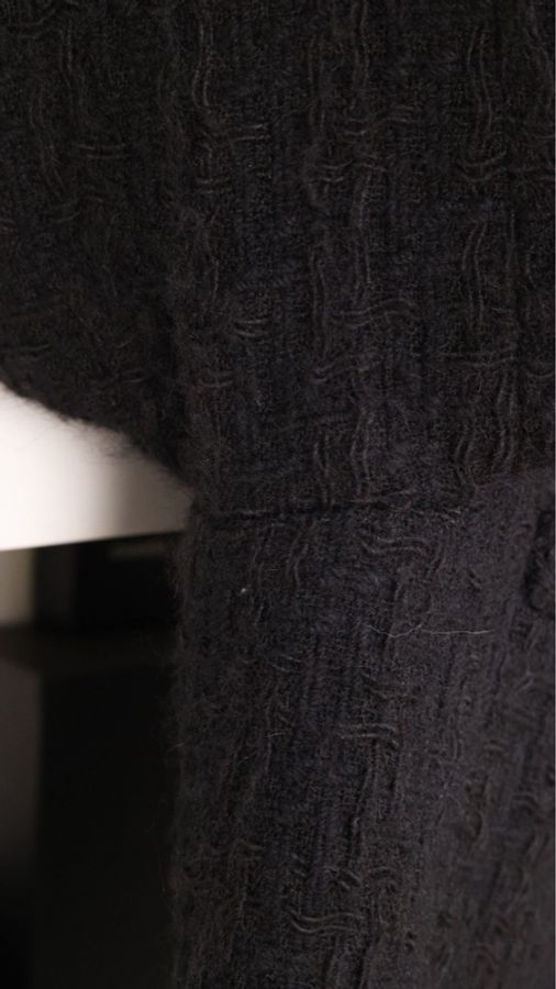 Chanel 16年罗马系列黑色粗花呢四口袋上衣外套FR44 25/8-34