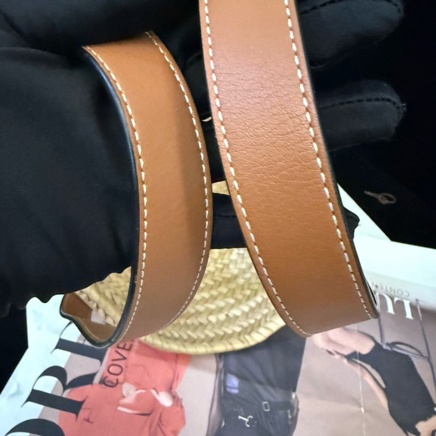 Loewe羅意威 Basket草編菜籃子 托特包 中號 無附件-5
