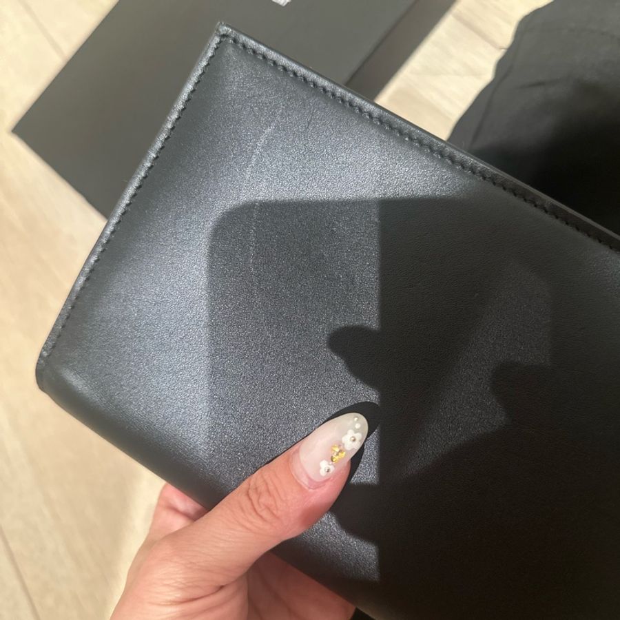 YSL 流蘇 WOC 黑色-11