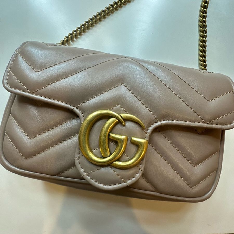 Gucci Mini_馬夢 裸粉-5