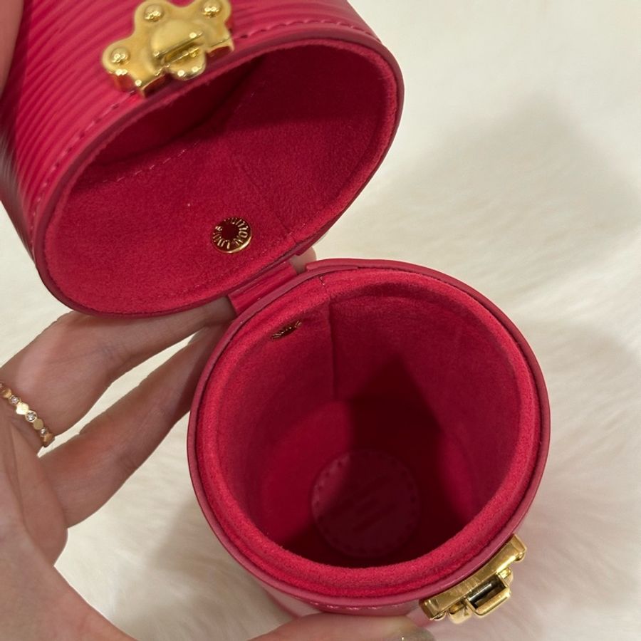 LV路易威登/Louis Vuitton玫紅色水波紋香水盒 100ml-3