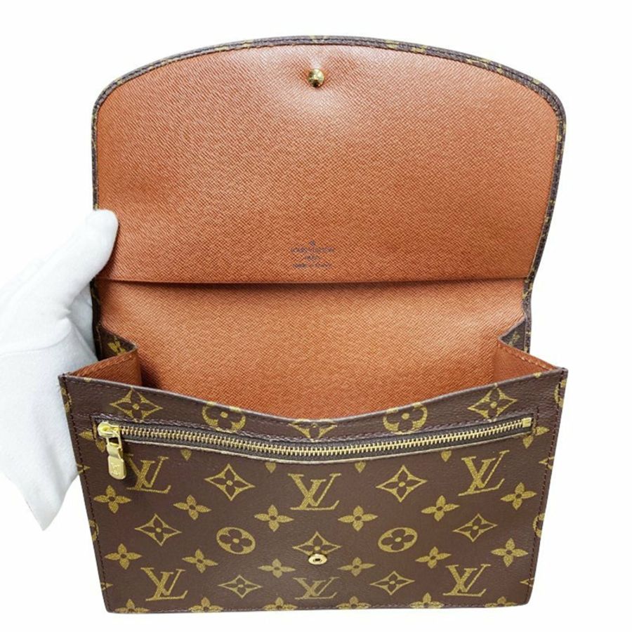 路易威登 Monogram Pochette Rabba 23 手拿包 M51940 棕色皮革 男士 LOUIS VUITTON-8