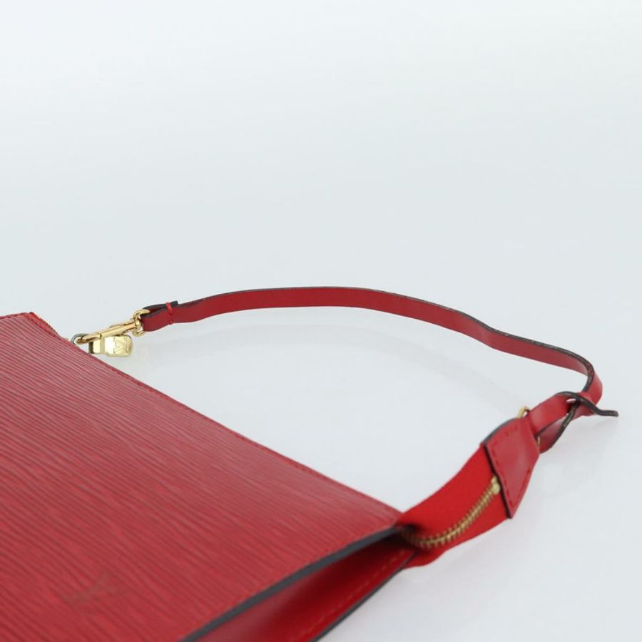 【日本直送】路易威登 Epi Pochette Accessoires 手拿包 紅色 M52947 LV Auth 187289A-7
