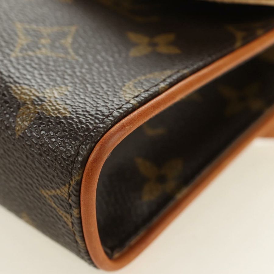 【日本直送】路易威登 Monogram Pochette Florentine 腰包 M51855 LV Auth 189881V-15
