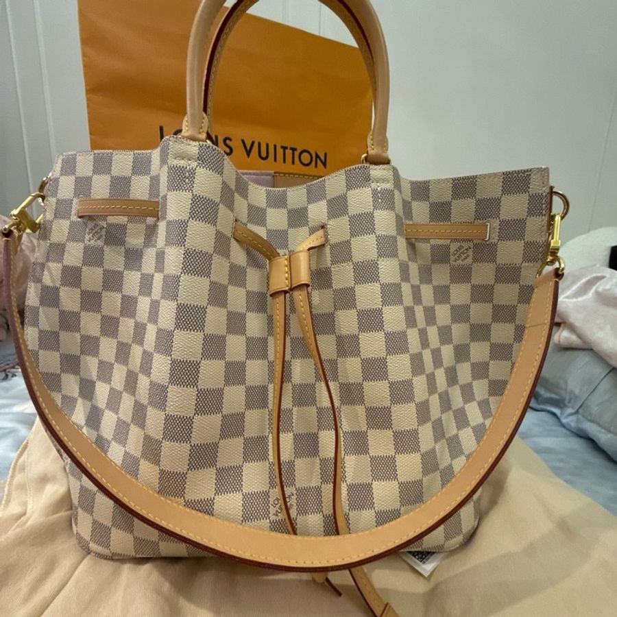 路易威登 Damier Azur Giroratta 手提包 N41579 LV 正品-4