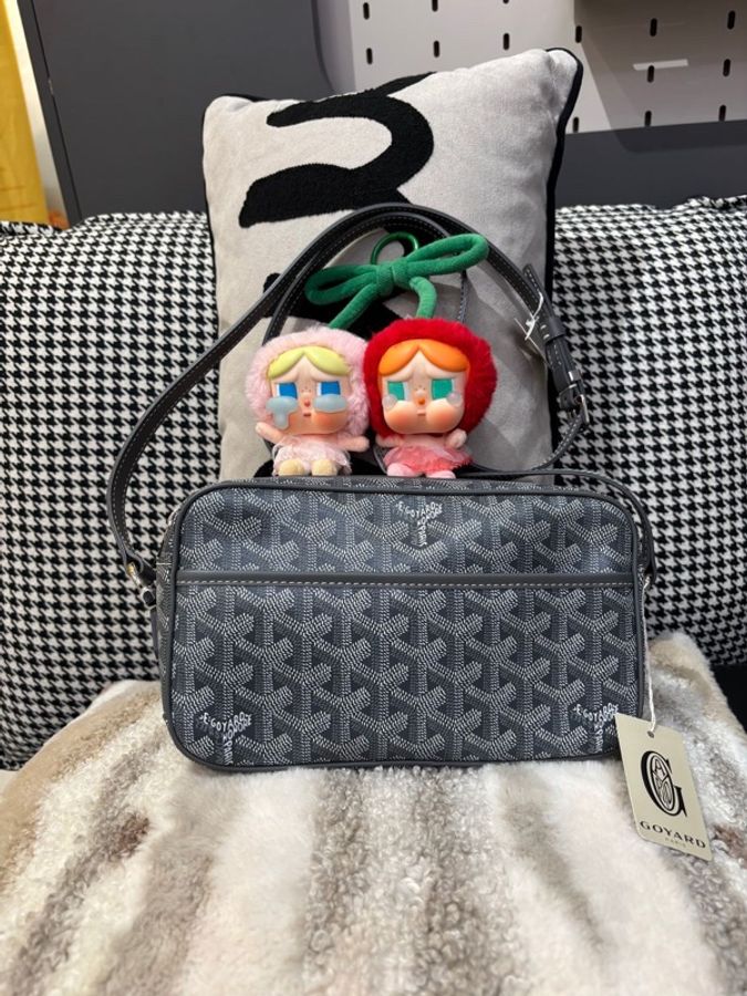 Goyard cap vert camera bag Grey 100%Authentic ,98%new ✅塵袋✅booklet-0