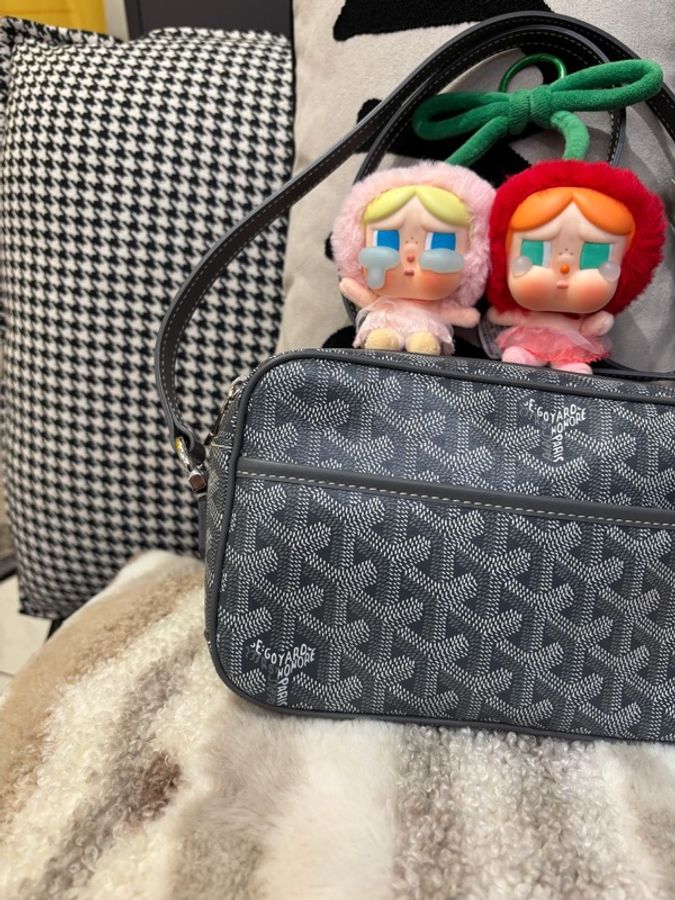 Goyard cap vert camera bag Grey 100%Authentic ,98%new ✅塵袋✅booklet-3