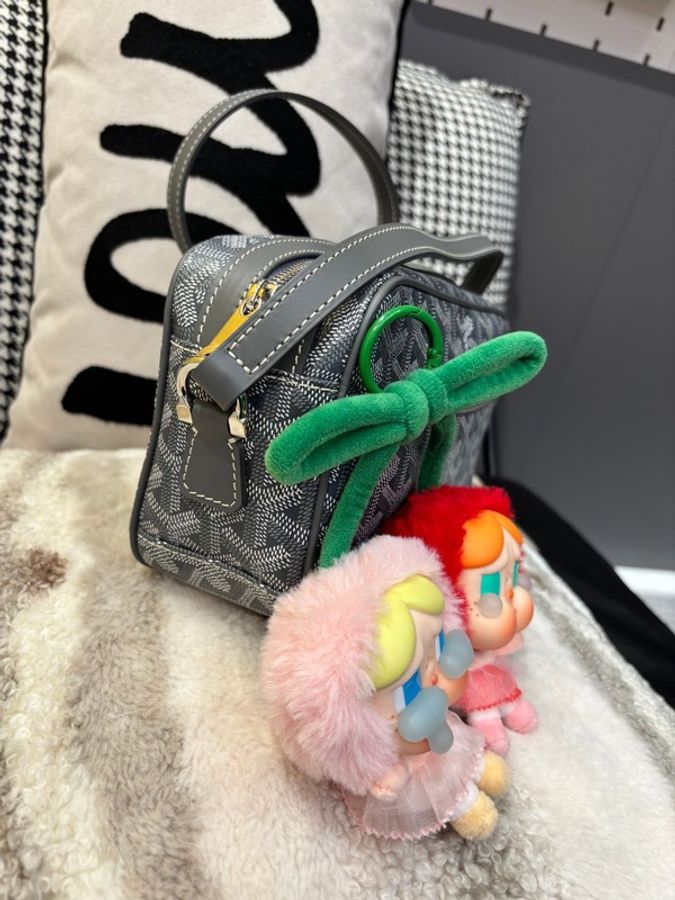 Goyard cap vert camera bag Grey 100%Authentic ,98%new ✅塵袋✅booklet-5