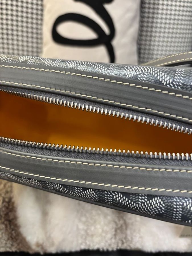 Goyard cap vert camera bag Grey 100%Authentic ,98%new ✅塵袋✅booklet-6