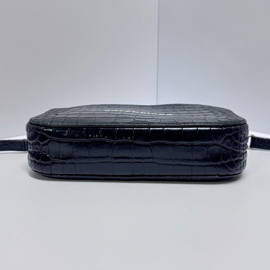 Balenciaga 巴黎世家 鱷魚紋 相機包 斜背包 專櫃8萬多-5