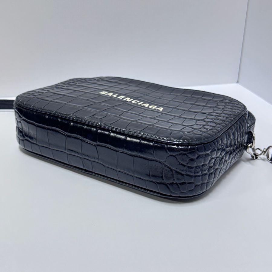 Balenciaga 巴黎世家 鱷魚紋 相機包 斜背包 專櫃8萬多-6