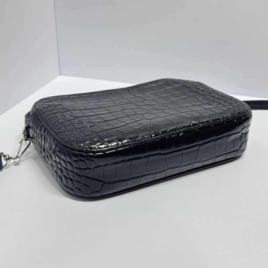 Balenciaga 巴黎世家 鱷魚紋 相機包 斜背包 專櫃8萬多-9