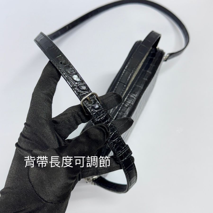 Balenciaga 巴黎世家 鱷魚紋 相機包 斜背包 專櫃8萬多-19