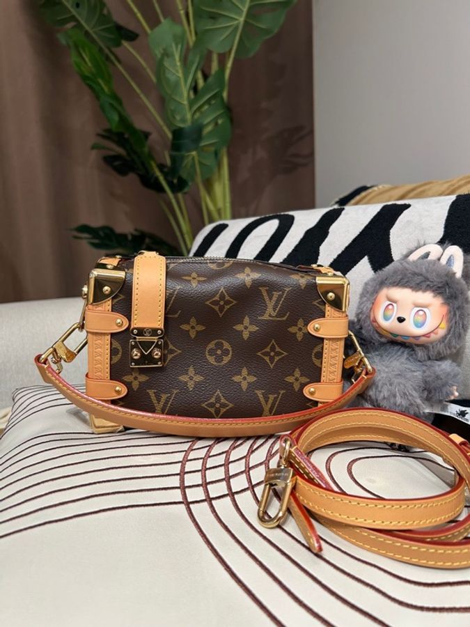 Lv Side Trunk PM M46815 100%Authentic ,98%new ✅Strap ✅dust bag ✅box-0