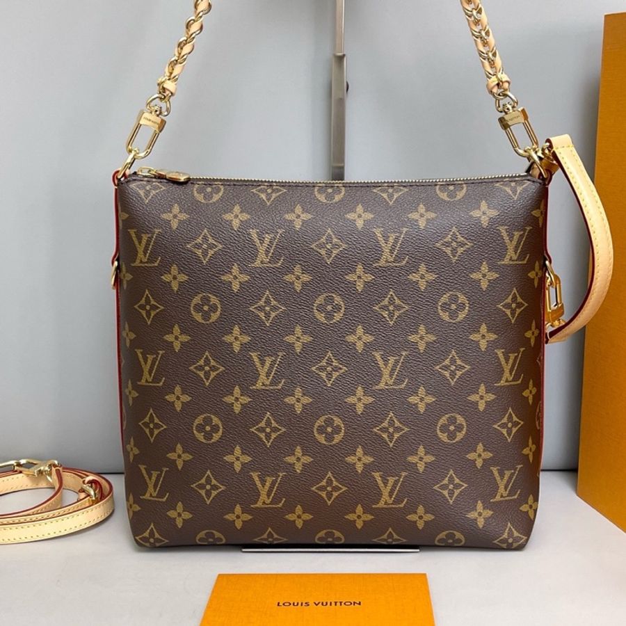 LouisVuitton路易威登 Multipass老花手提單肩斜挎包 芯片款,尺寸27×25×11 附件 肩帶 鏈條-1
