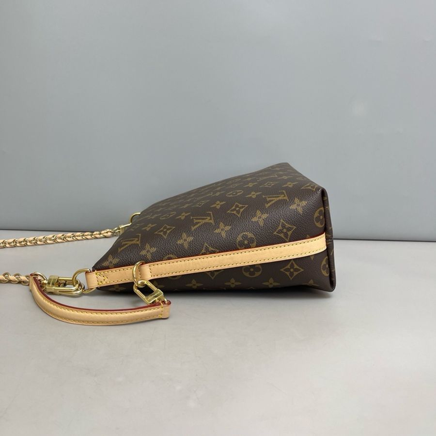 LouisVuitton路易威登 Multipass老花手提單肩斜挎包 芯片款,尺寸27×25×11 附件 肩帶 鏈條-3