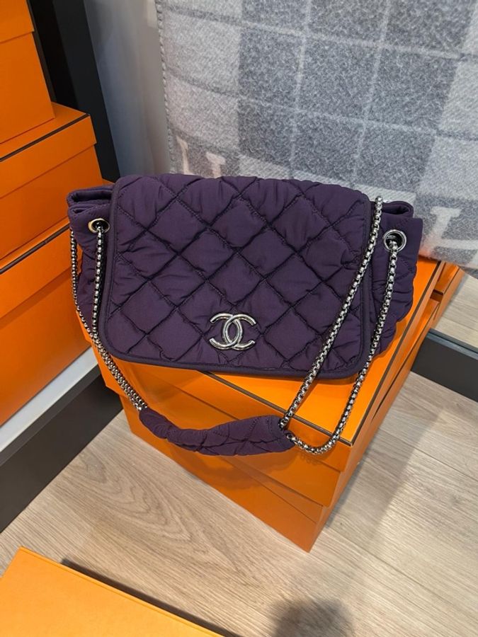 Chanel bubble flap bag 100%Authentic ,95%new ✅card ✅dust bag ✅box-0