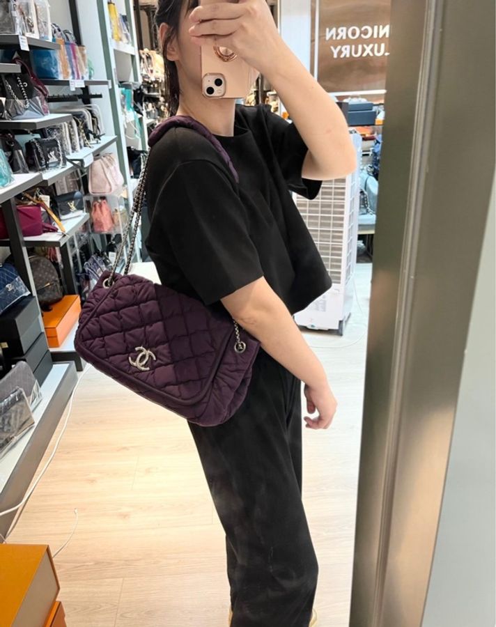 Chanel bubble flap bag 100%Authentic ,95%new ✅card ✅dust bag ✅box-8