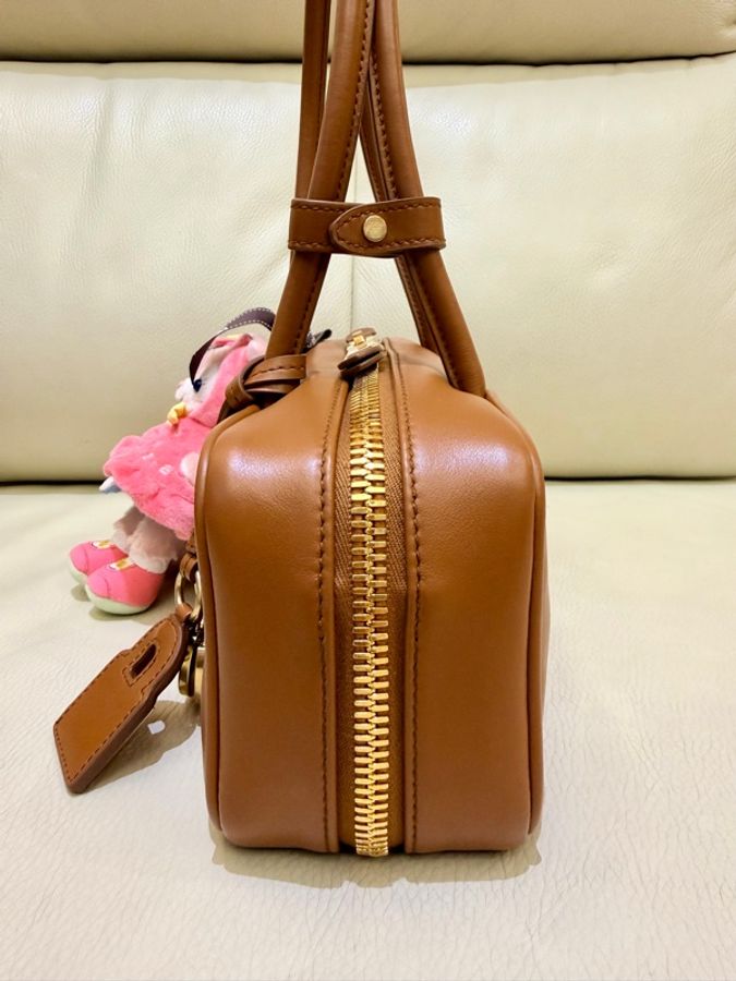 👜 MIU MIU Beau 皮革手袋(大款)✨ 專櫃已斷貨絕美干邑色 | 2026年3月購入 | 附正本購證+防塵袋+完整紙袋|全新大全配-19