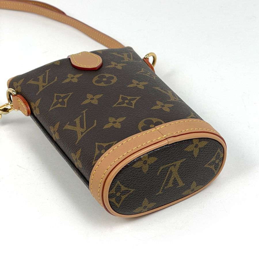 路易威登 Fold Me Pouch 單肩包,Monogram 棕色,M80874,女士-4