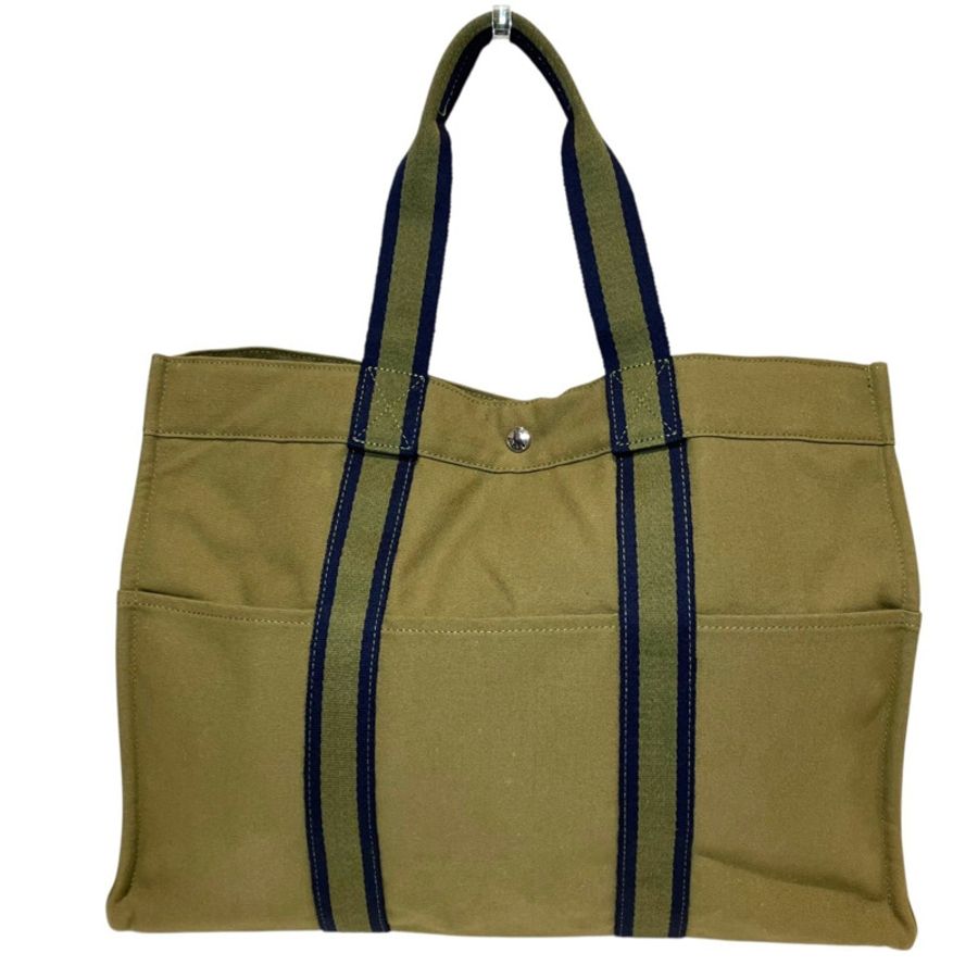 Hermes Fourre-Tout GM 手提包,帆布-0