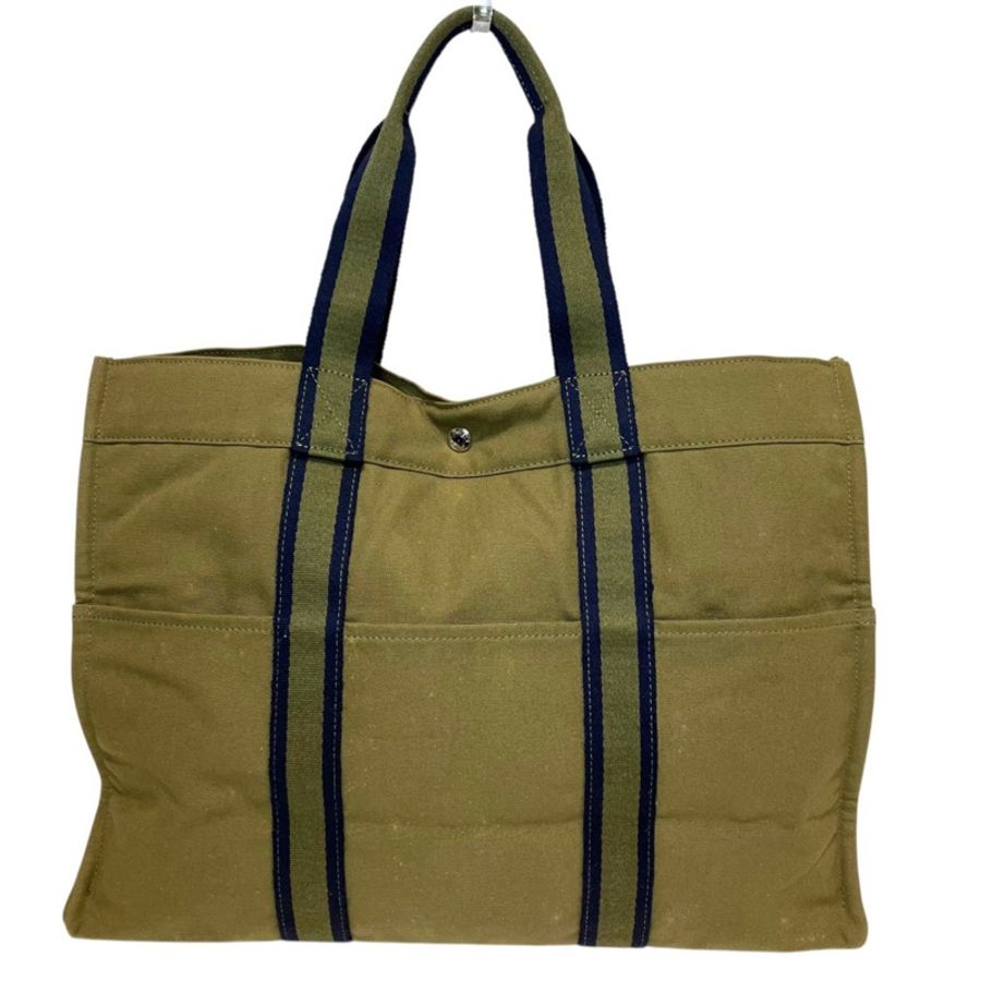 Hermes Fourre-Tout GM 手提包,帆布-1