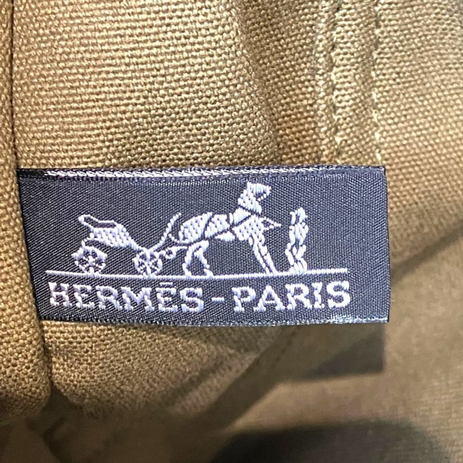Hermes Fourre-Tout GM 手提包,帆布-3