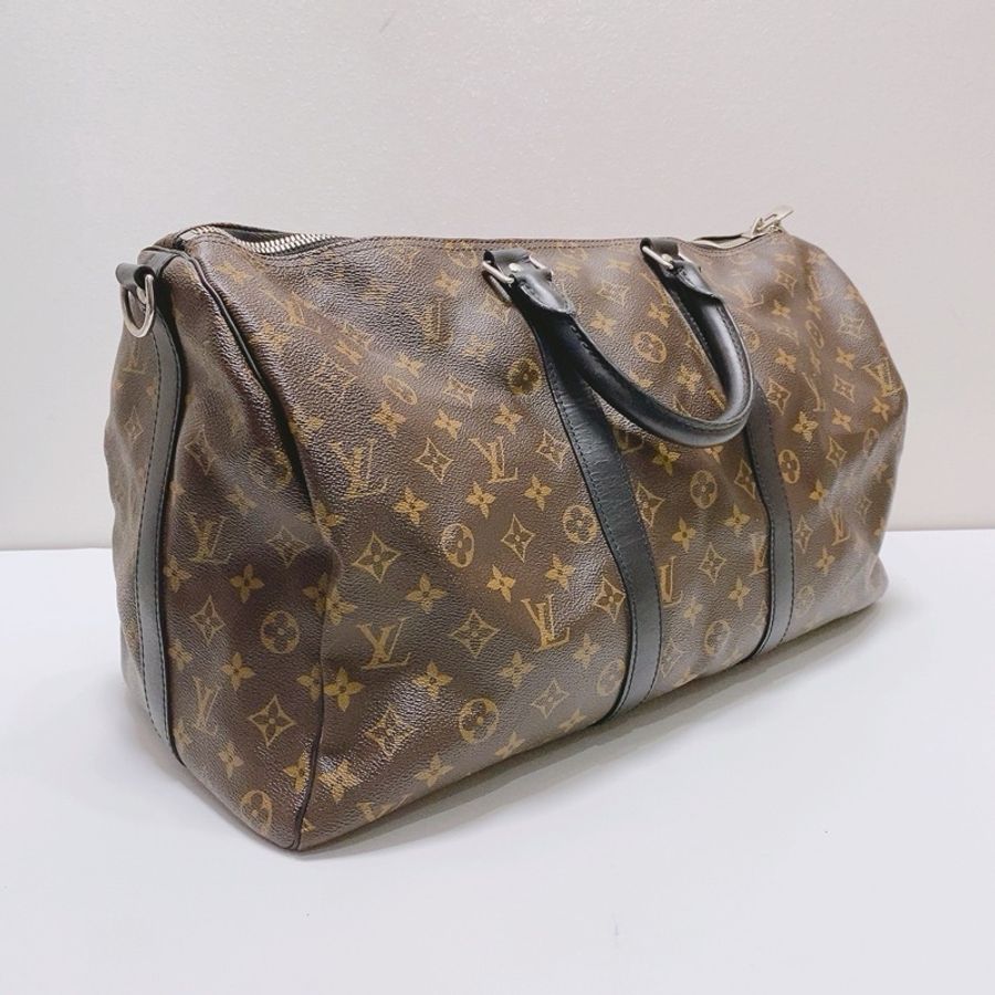 Louis Vuitton • 經典老花拼皮Keepall 45旅行袋-3