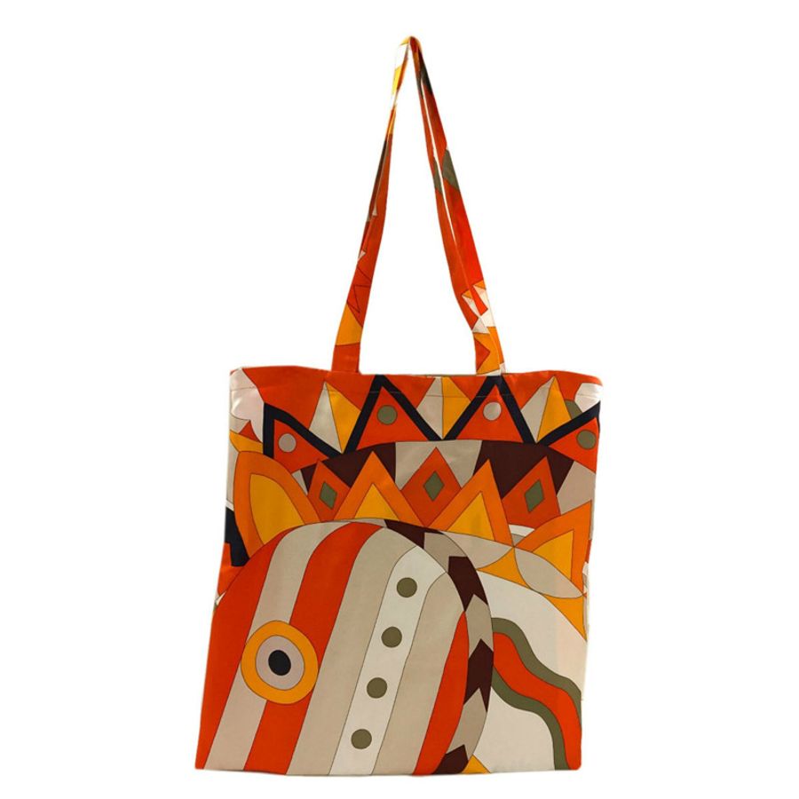 愛馬仕 Petit H Eco Bag Tote 絲綢女包-1