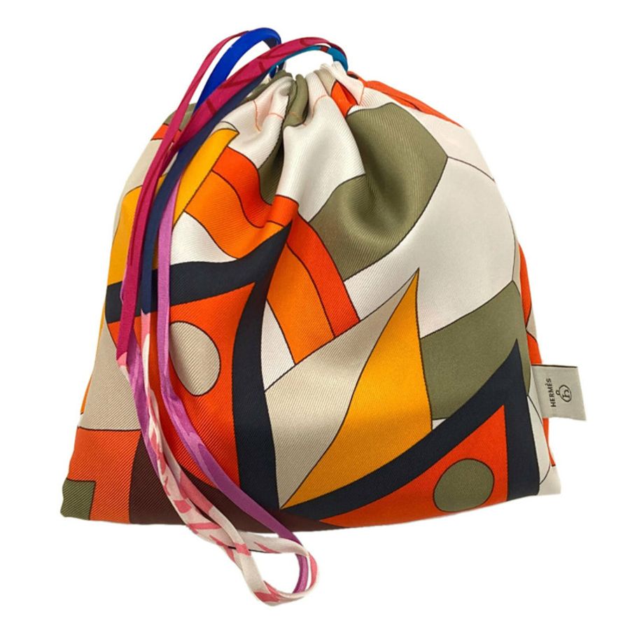 愛馬仕 Petit H Eco Bag Tote 絲綢女包-4