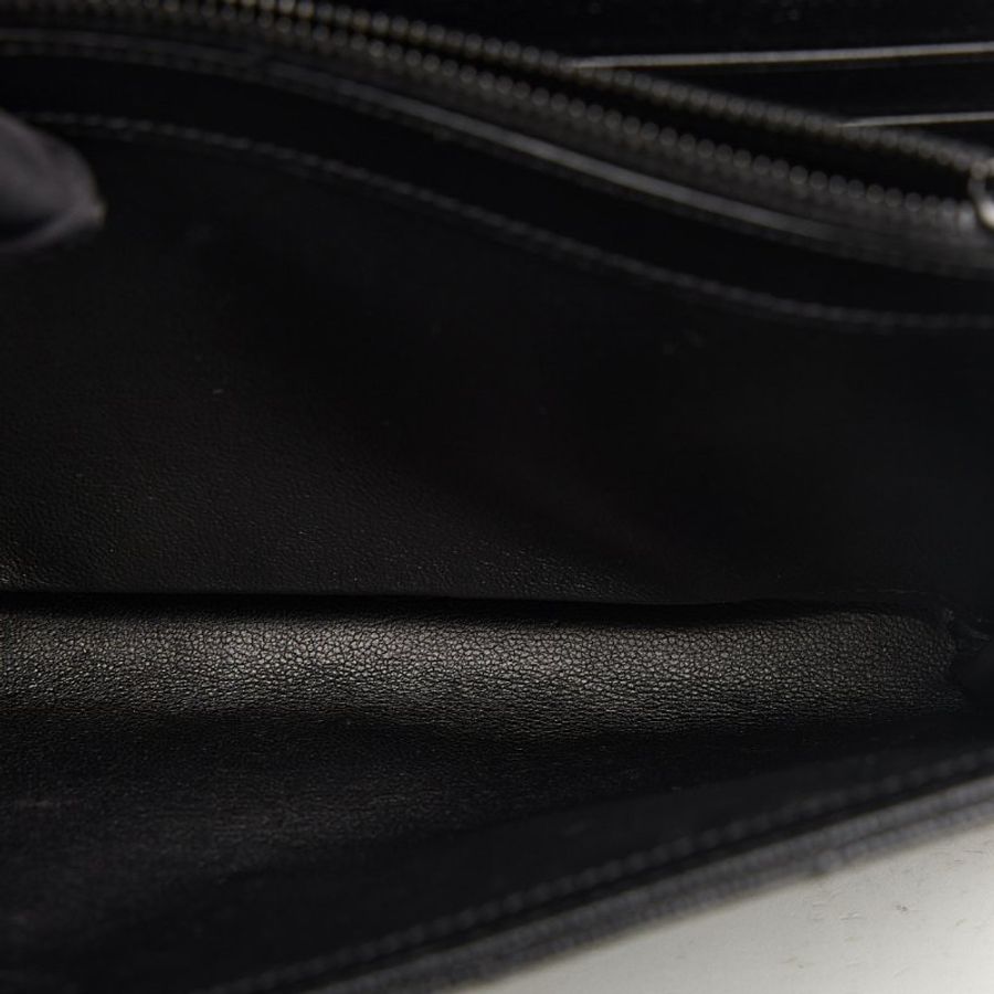 二手YSL WOC so black 大款信封包-22