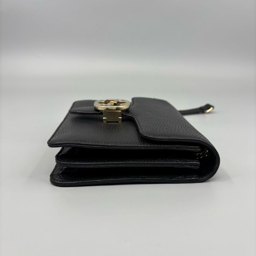 Gucci 古馳 97新 風琴小號鏈條斜挎包-3