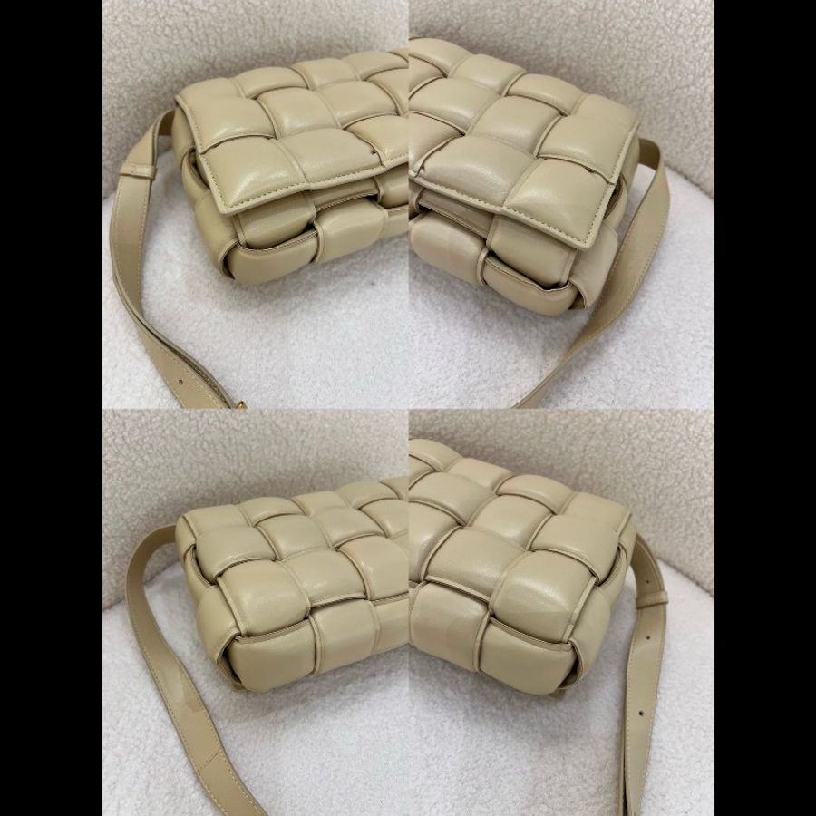 葆蝶家Bottega Veneta Padded Cassette 15格編織枕頭包單肩斜挎包 98新❤️ 肩帶可調節 款式經典-8