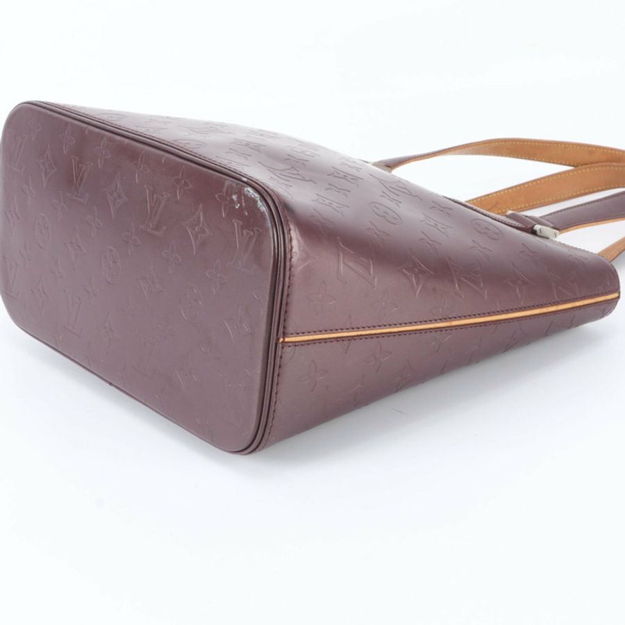 路易威登 Monogram Matte Stockton Violet M55116 皮革手提包/單肩包(女士)-3